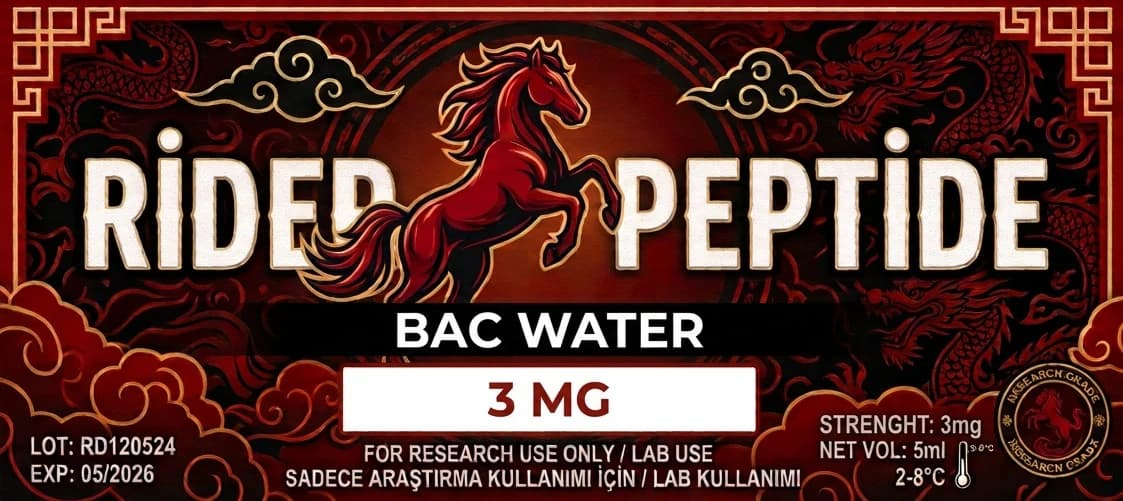 BAC Water Çözücü etiket tasarımı