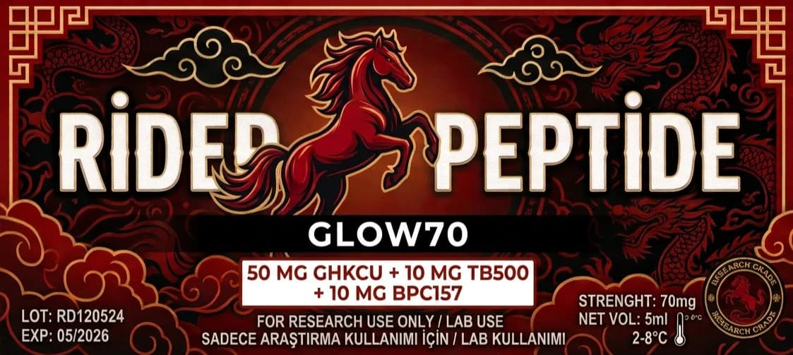 GLOW70 70 mg etiket tasarımı