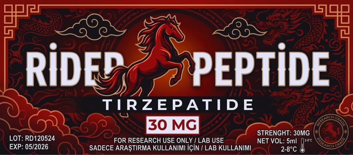 Tirzepatide 30 mg etiket tasarımı